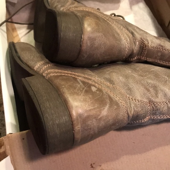 Steve Madden Troopa Stone Leather Boots 11 - Picture 8 of 11